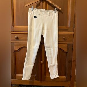 Irideon Adult Riding Tights - size Medium - White - Pull on - EUC
